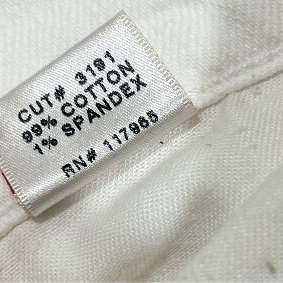 J Brand Petite Heartbreaker White Denim Low Rise Cotton Boot Cut Jeans Size 26” - Picture 8 of 9